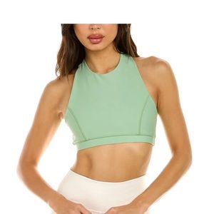 WeWoreWhat Fair Green RacerBack Sports Bra Women’s Size S
